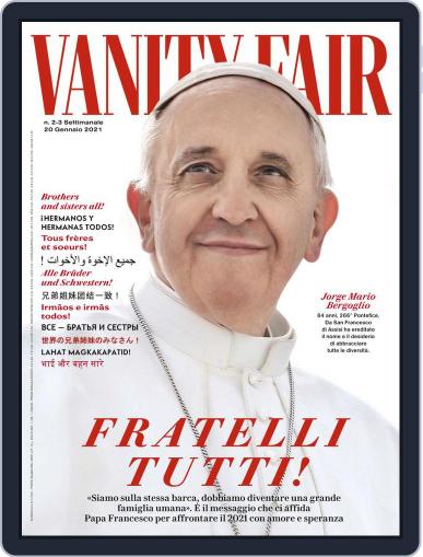 Vanity Fair Italia January 20th, 2021 Digital Back Issue Cover