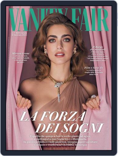 Vanity Fair Italia January 1st, 2021 Digital Back Issue Cover