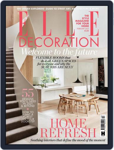 Elle Decoration UK February 1st, 2021 Digital Back Issue Cover