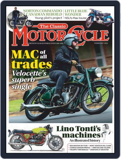 The Classic MotorCycle February 1st, 2021 Digital Back Issue Cover