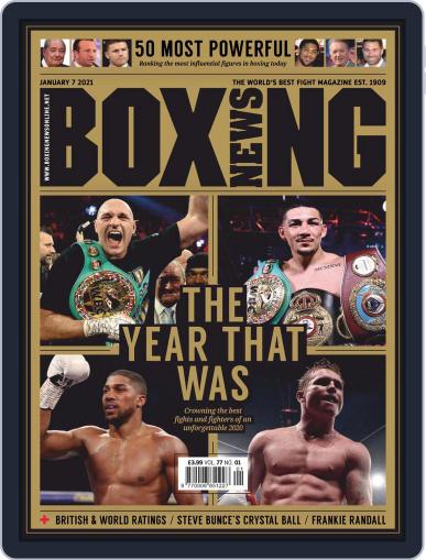 Boxing News January 7th, 2021 Digital Back Issue Cover