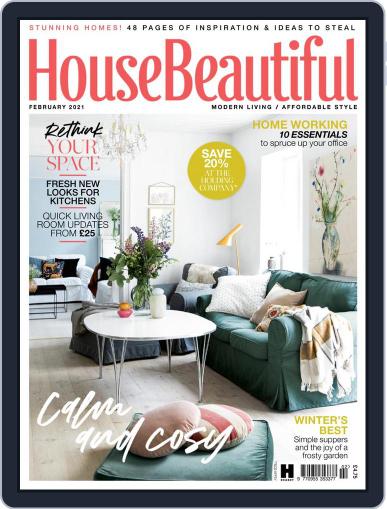 House Beautiful UK February 1st, 2021 Digital Back Issue Cover