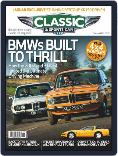 Classic & Sports Car February 1st, 2021 Digital Back Issue Cover