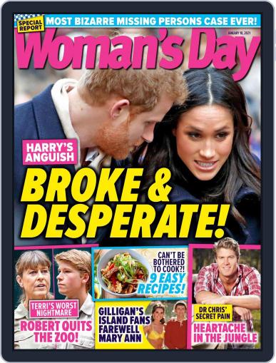 Woman's Day Australia January 18th, 2021 Digital Back Issue Cover