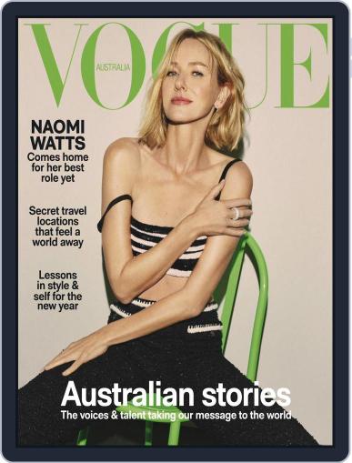 Vogue Australia January 1st, 2021 Digital Back Issue Cover