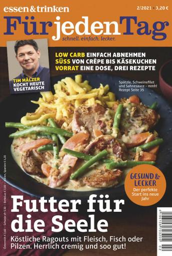 essen&trinken für jeden Tag (Digital) February 1st, 2021 Issue Cover