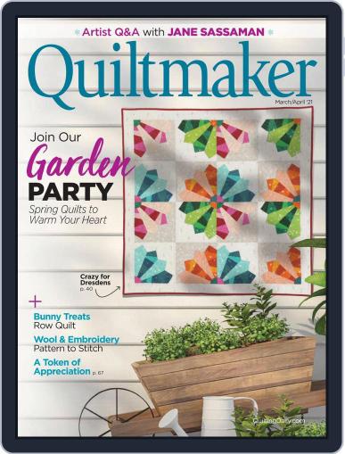 QUILTMAKER March 1st, 2021 Digital Back Issue Cover