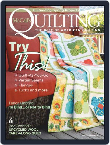 McCall's Quilting March 1st, 2021 Digital Back Issue Cover
