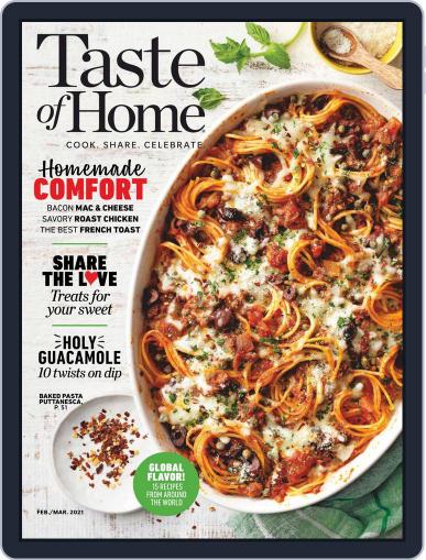 Taste of Home February 1st, 2021 Digital Back Issue Cover