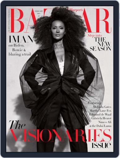 Harper's Bazaar UK February 1st, 2021 Digital Back Issue Cover