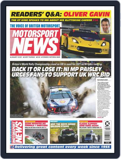 Motorsport News January 14th, 2021 Digital Back Issue Cover