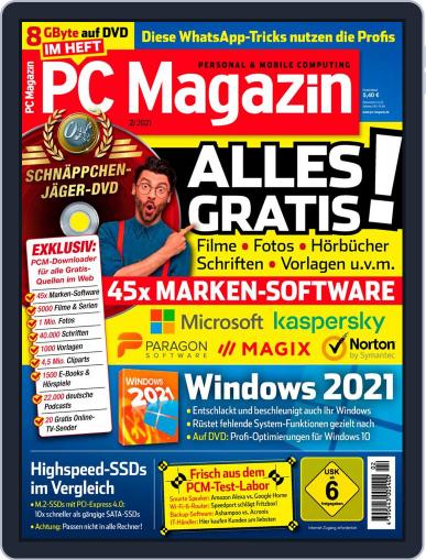 PC Magazin February 1st, 2021 Digital Back Issue Cover