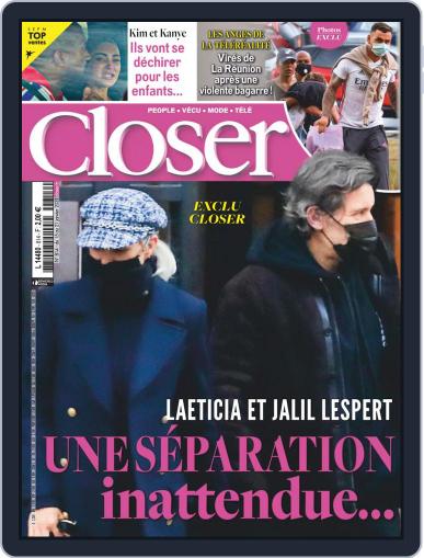 Closer France January 15th, 2021 Digital Back Issue Cover