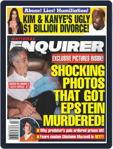 National Enquirer January 25th, 2021 Digital Back Issue Cover