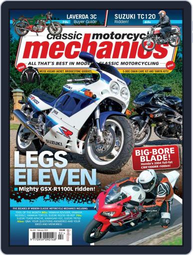 Classic Motorcycle Mechanics February 1st, 2021 Digital Back Issue Cover