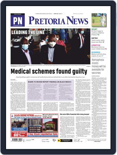 Pretoria News January 20th, 2021 Digital Back Issue Cover