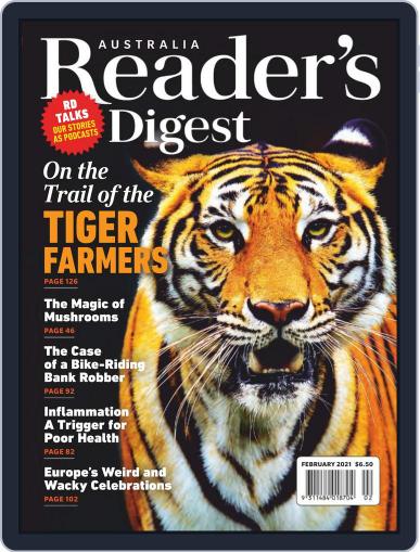 Readers Digest Australia February 1st, 2021 Digital Back Issue Cover