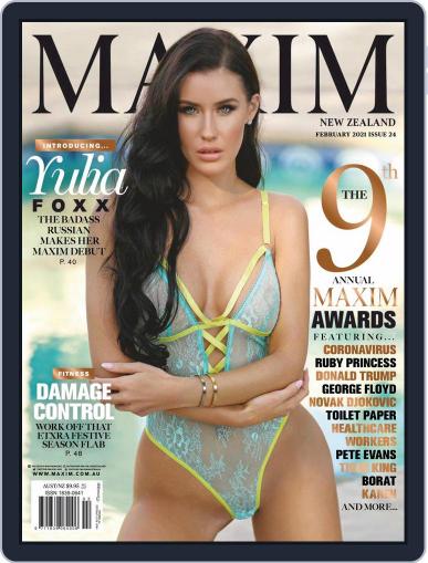 MAXIM New Zealand February 1st, 2021 Digital Back Issue Cover