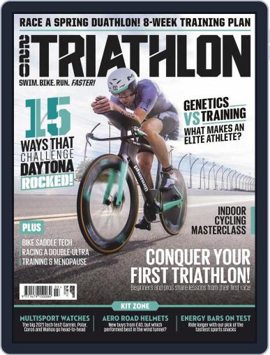 220 Triathlon March 1st, 2021 Digital Back Issue Cover