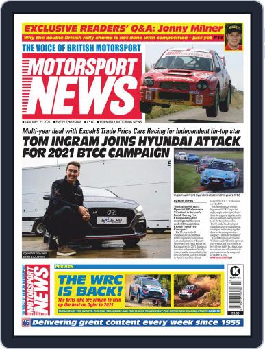 Motorsport News January 21st, 2021 Digital Back Issue Cover