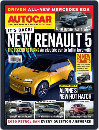 Autocar January 20th, 2021 Digital Back Issue Cover