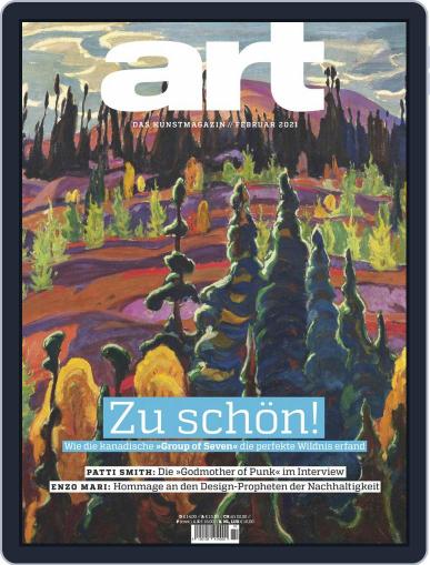 art Magazin February 1st, 2021 Digital Back Issue Cover
