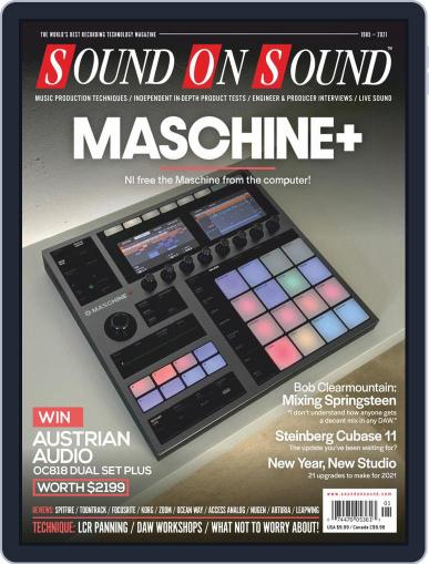 Sound On Sound USA January 1st, 2021 Digital Back Issue Cover