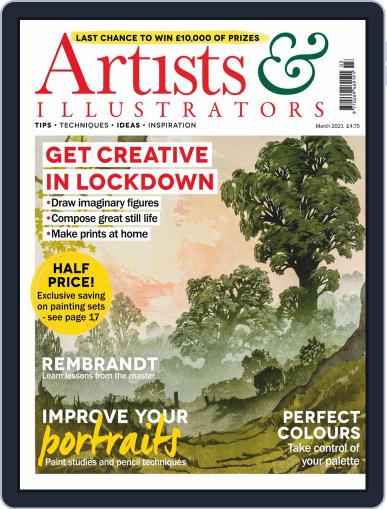 Artists & Illustrators March 1st, 2021 Digital Back Issue Cover