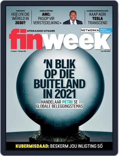 Finweek - Afrikaans January 21st, 2021 Digital Back Issue Cover