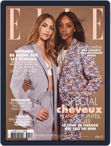 Elle France January 22nd, 2021 Digital Back Issue Cover