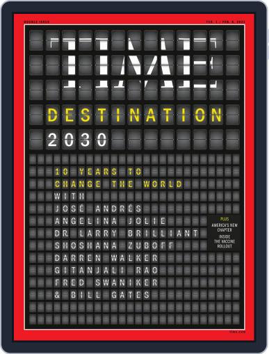 Time Magazine International February 1st, 2021 Digital Back Issue Cover