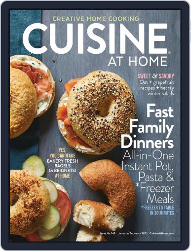 Cuisine at home January 1st, 2021 Digital Back Issue Cover