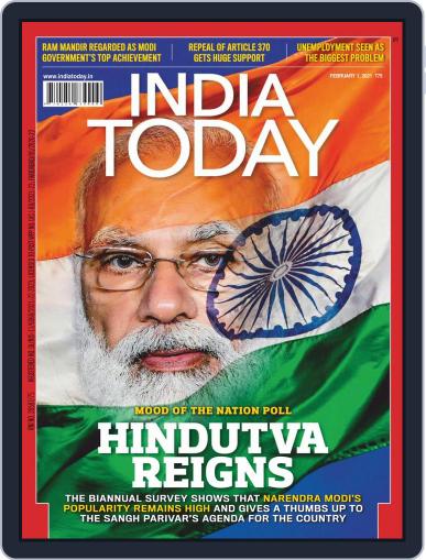India Today February 1st, 2021 Digital Back Issue Cover