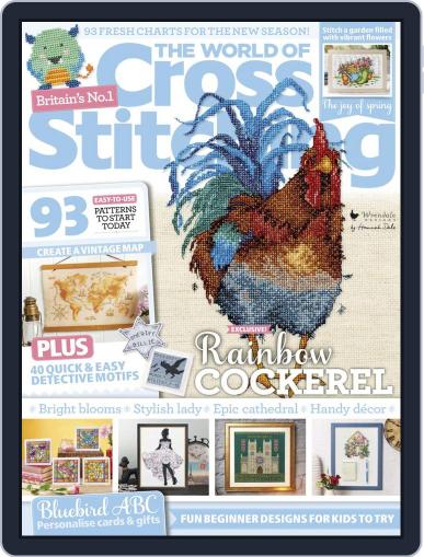 The World of Cross Stitching March 1st, 2021 Digital Back Issue Cover