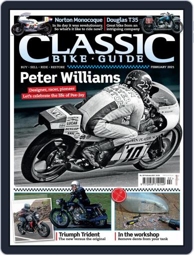 Classic Bike Guide February 1st, 2021 Digital Back Issue Cover