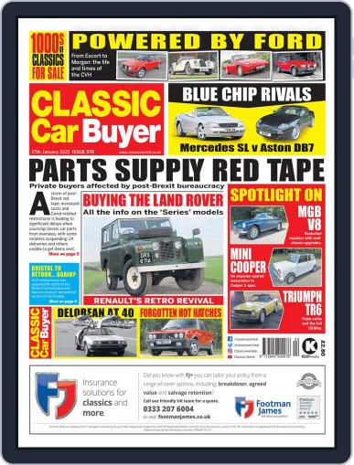 Classic Car Buyer January 27th, 2021 Digital Back Issue Cover
