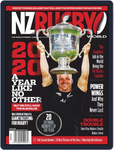 NZ Rugby World December 1st, 2020 Digital Back Issue Cover