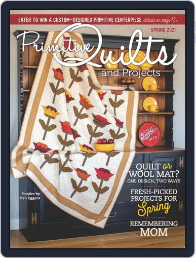 Primitive Quilts And Projects January 15th, 2021 Digital Back Issue Cover