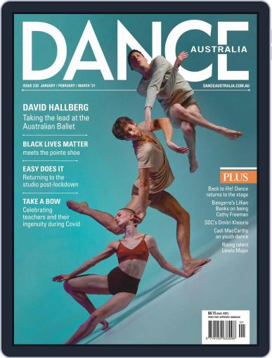 Dance Australia January 1st, 2021 Digital Back Issue Cover
