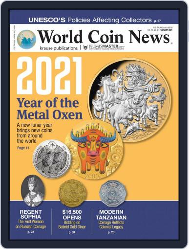 World Coin News February 1st, 2021 Digital Back Issue Cover