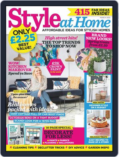 Style At Home United Kingdom March 1st, 2021 Digital Back Issue Cover