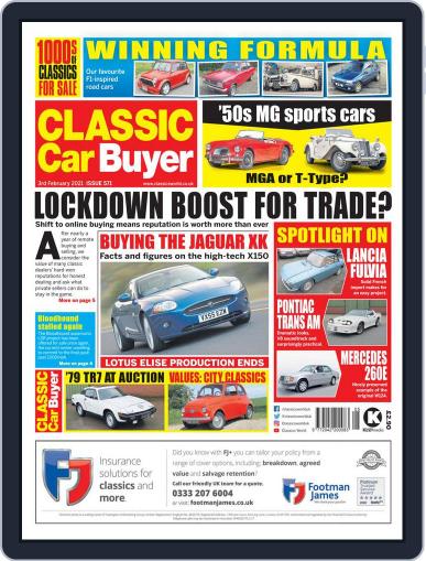 Classic Car Buyer February 3rd, 2021 Digital Back Issue Cover