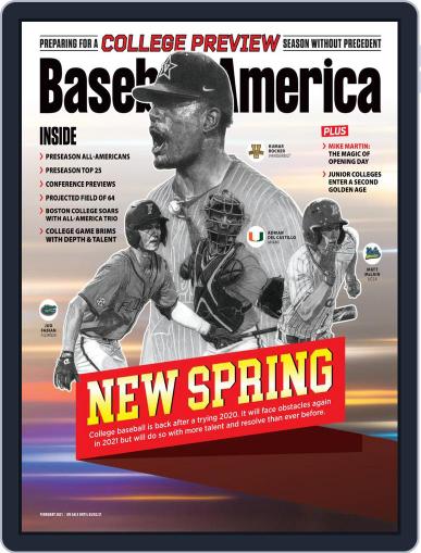 Baseball America February 1st, 2021 Digital Back Issue Cover
