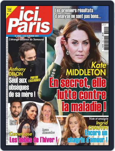 Ici Paris February 3rd, 2021 Digital Back Issue Cover