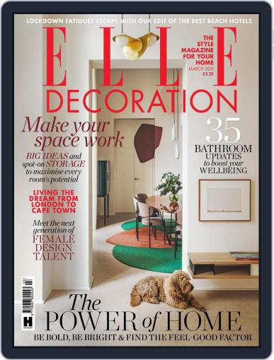 Elle Decoration UK March 1st, 2021 Digital Back Issue Cover