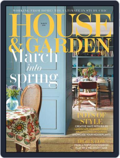 House and Garden March 1st, 2021 Digital Back Issue Cover
