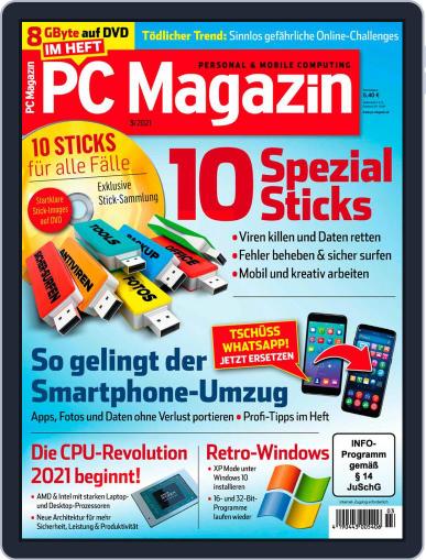 PC Magazin March 1st, 2021 Digital Back Issue Cover