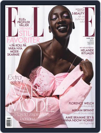 ELLE Sverige (Digital) March 1st, 2021 Issue Cover