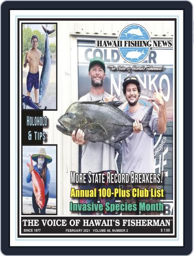Hawaii Fishing News February 1st, 2021 Digital Back Issue Cover