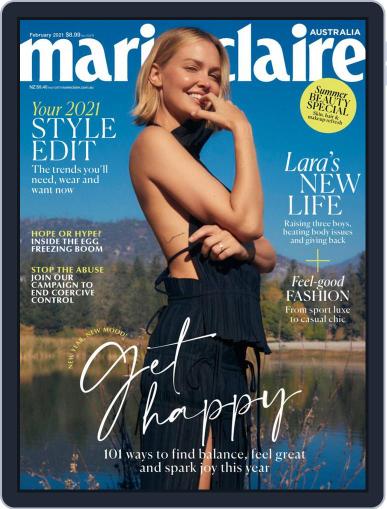 Marie Claire Australia February 1st, 2021 Digital Back Issue Cover